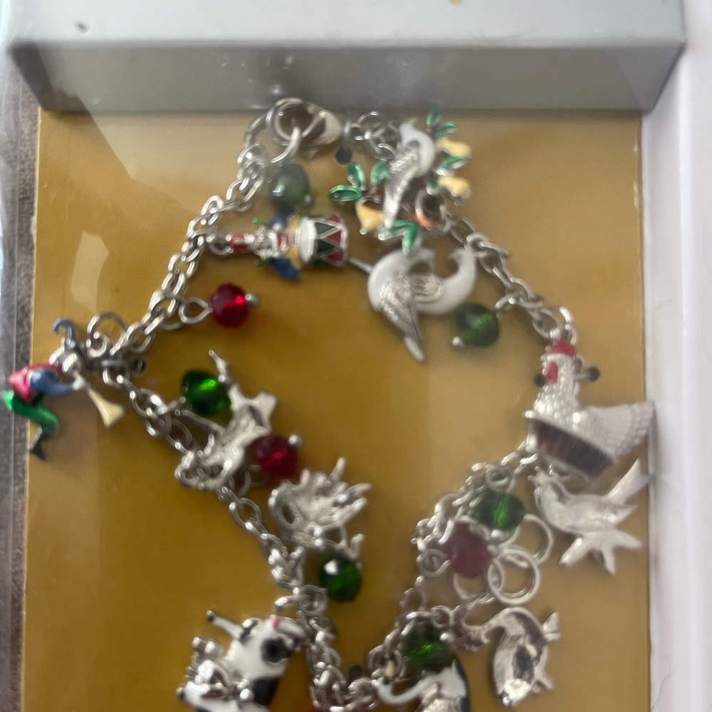 Twelve Days of Christmas Charm Bracelet - Picture 3 of 4